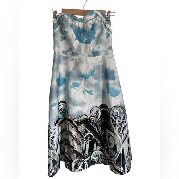 Moulinette Soeurs Blue and White Dress - Picture 1 of 7